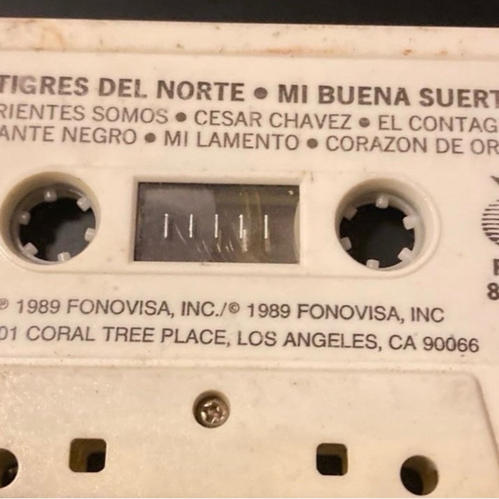 Mi Buena Suerte 1989 Cassette Album by Los Tigres Del Norte